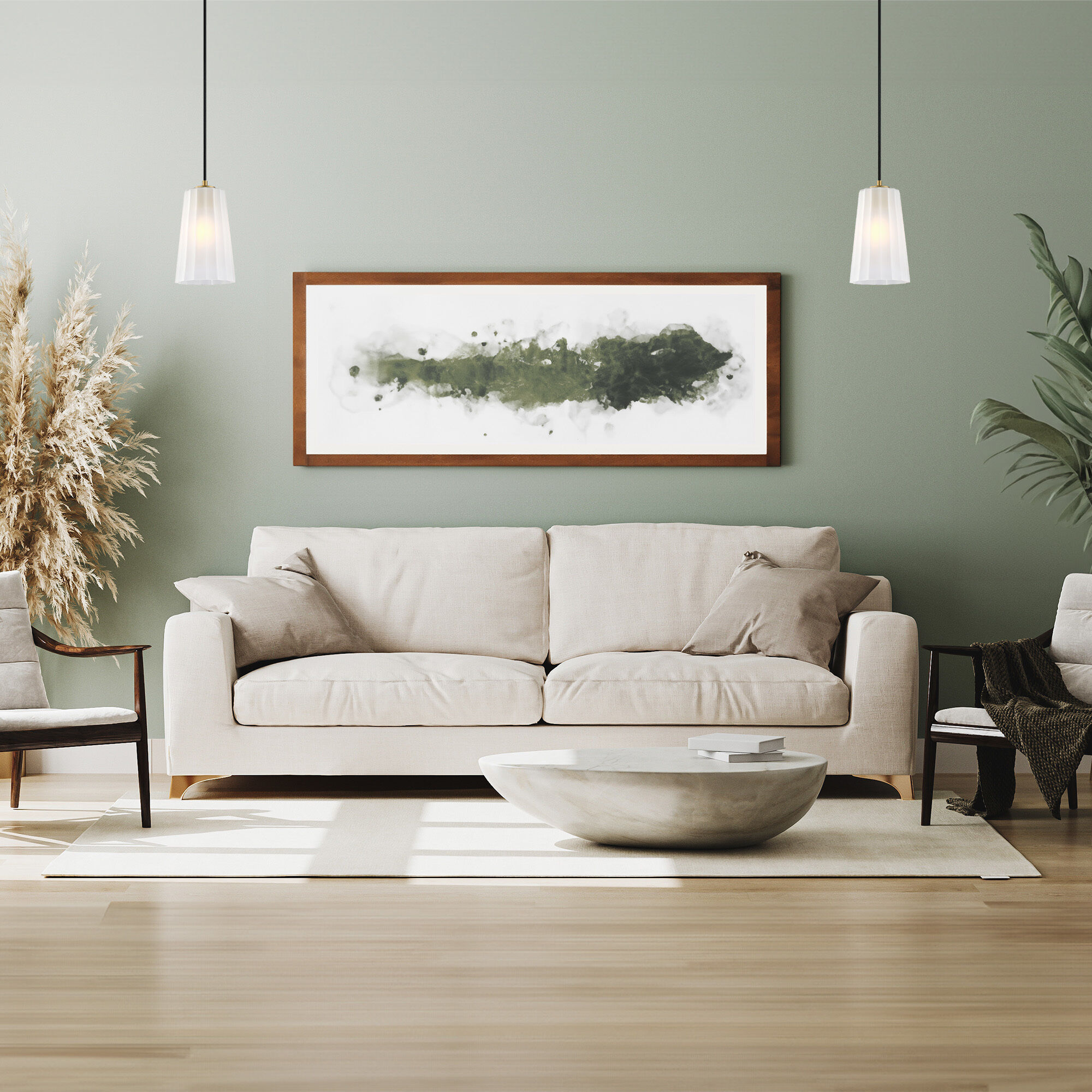 Liana 1 Light 6 inch Brushed Gold Pendant Ceiling Light